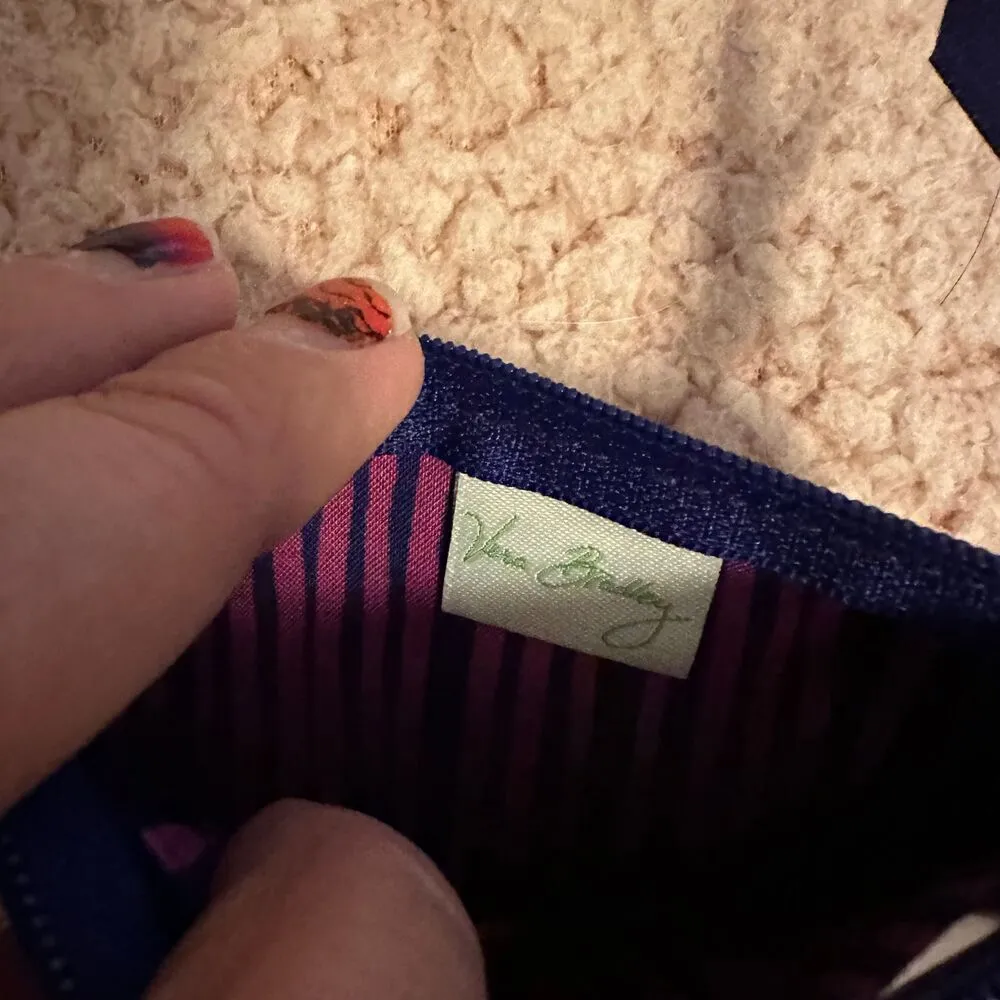 Vera Bradley coin purse purple floral coin purse - Image 5