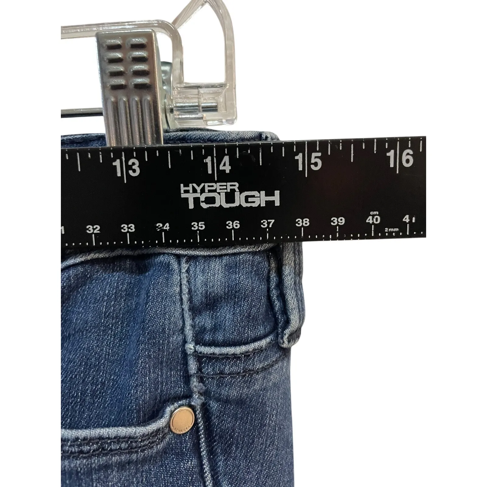 Athleta Skinny Jeans High Rise Dark Wash Denim‎ Everyday Casual Size 2 - Image 4