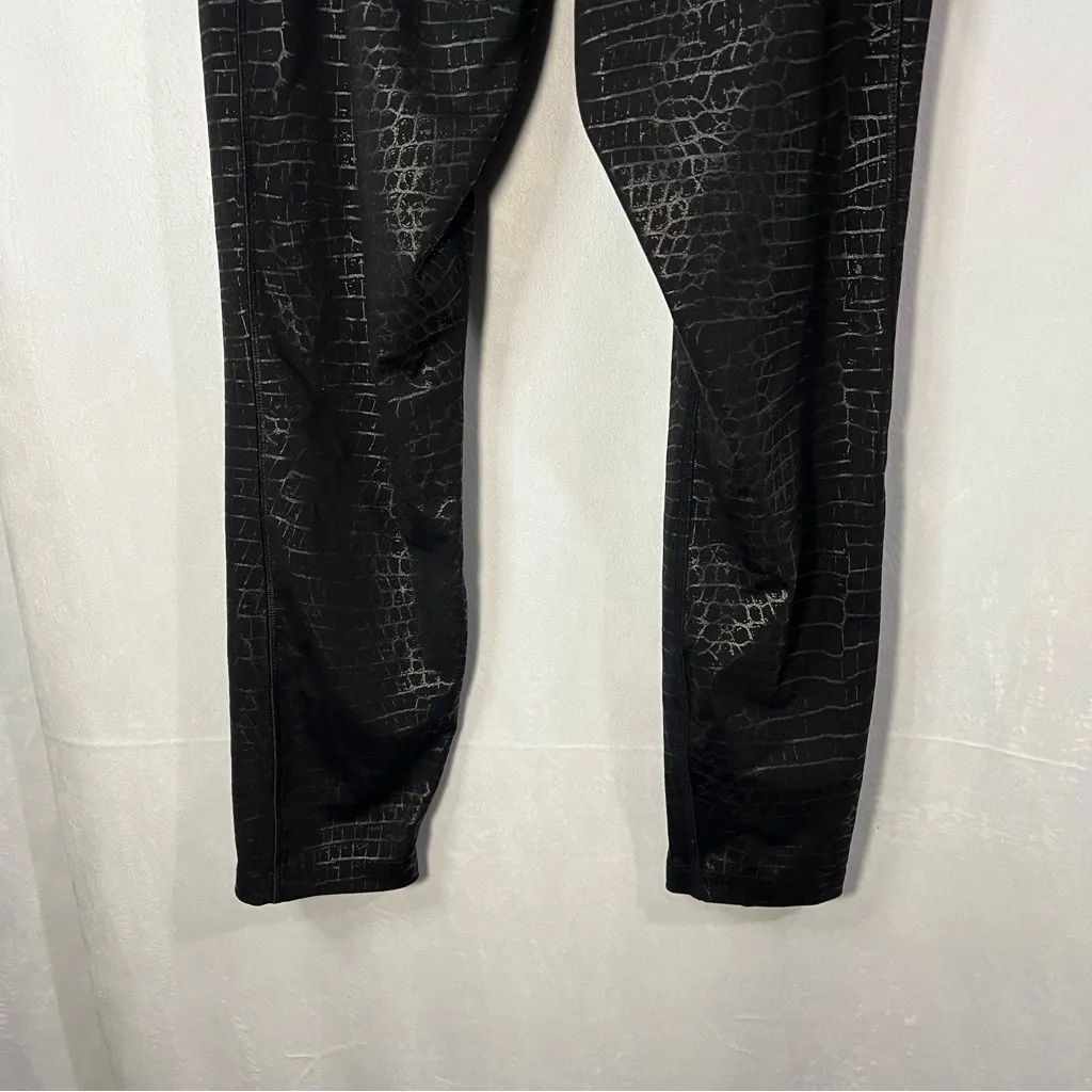 Victoria  Secret Pink Ultimate Shimmery Dark Gray Pattern Black‎  Two Pockets L - Image 6