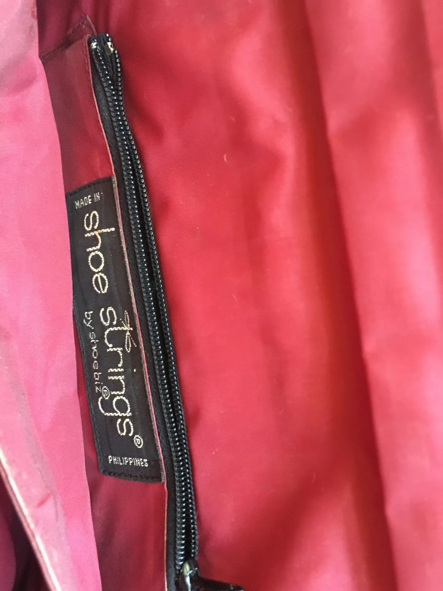 Vintage 80s 90s Shoesstrings Snakeskin Clutch Purse Bag Brown 11.5” x 7.5” - Image 5