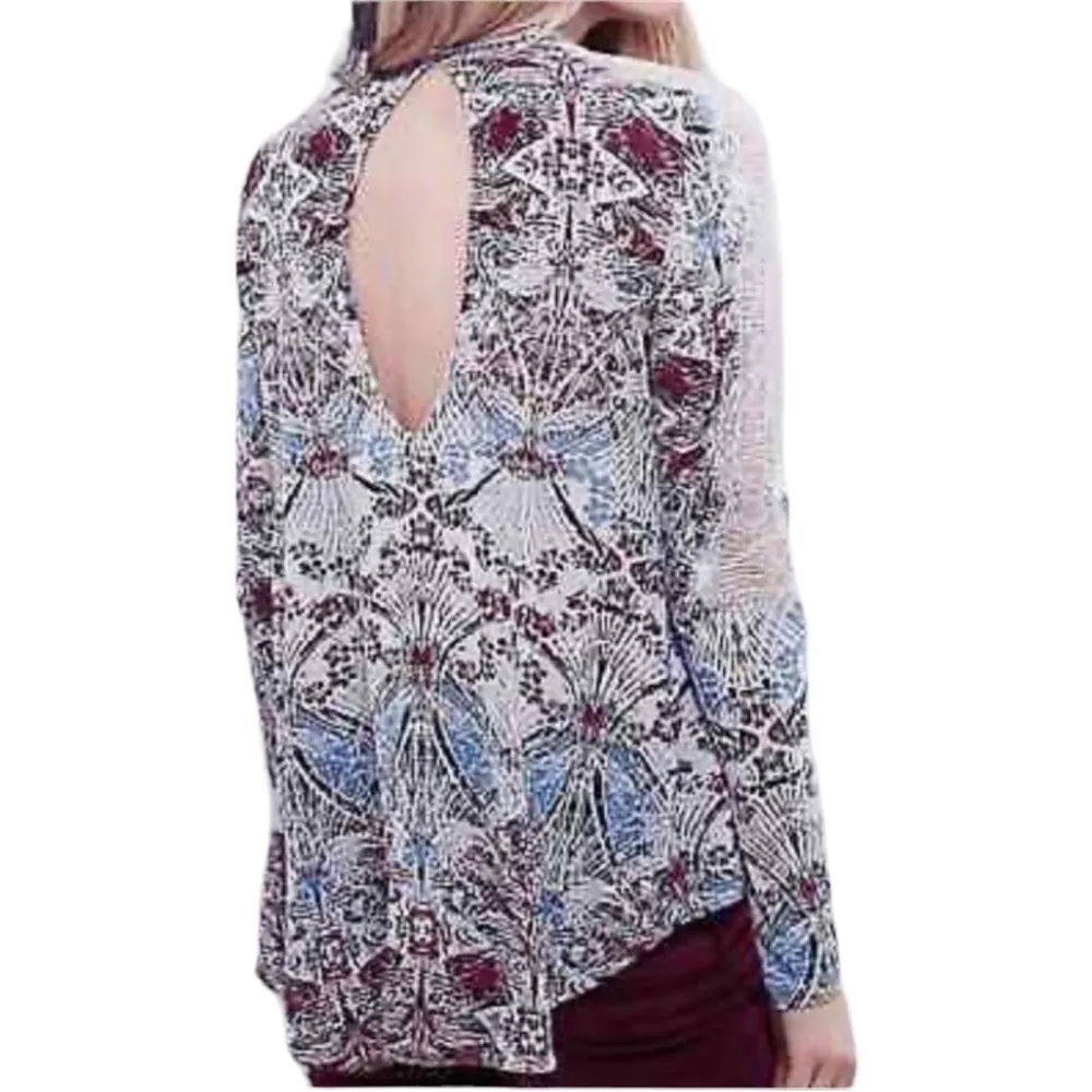 Free People Nouveau New World Tulip Hem Top - Image 3
