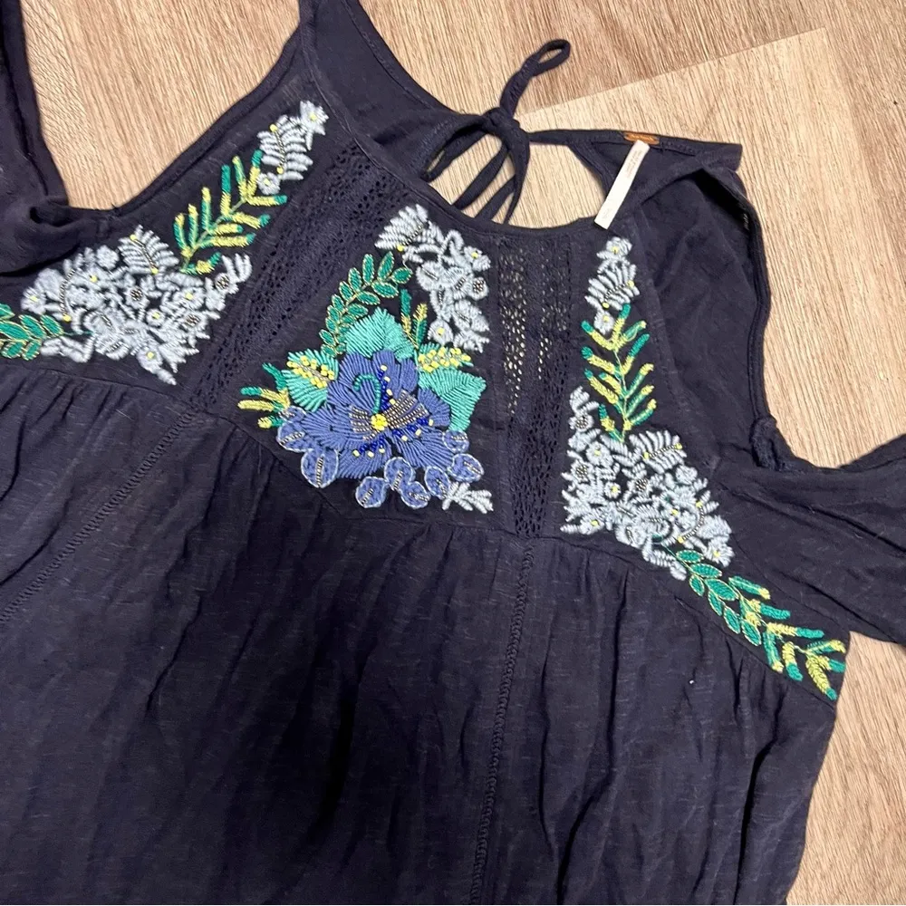 Free People Fast Times Cold Shoulder Blouse - Image 3