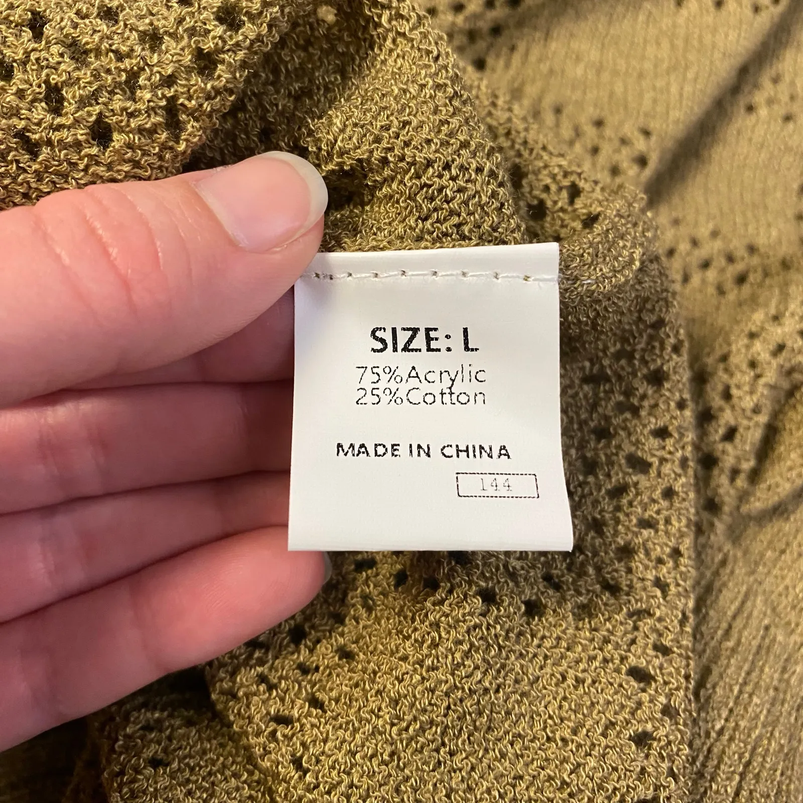 Dokotoo NWT 3/4 Sleeve Scoop Neck‎ Knit Blouse Womens Size L Brown Size L - Image 9