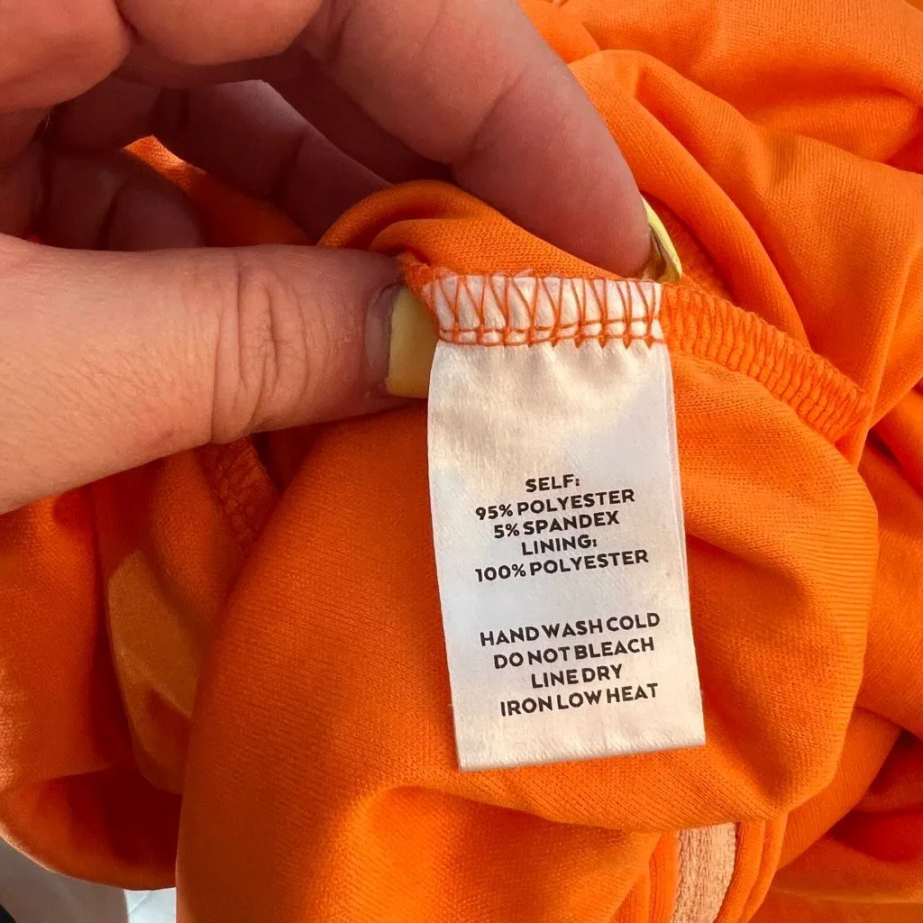 Windsor NWT Dazzle Down Sequin Lace-Up Mini Dress in peach size medium - Image 12