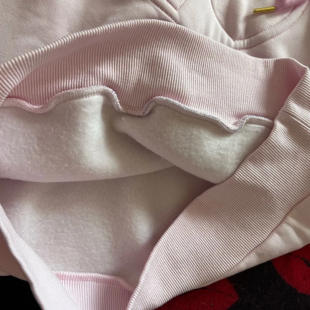 Like new Barbie truck tour dream house pink purple hoodie S - Image 5