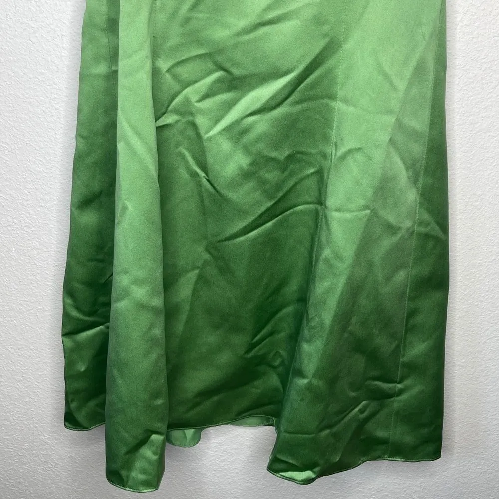 David's Bridal‎ Dress Green - Image 3