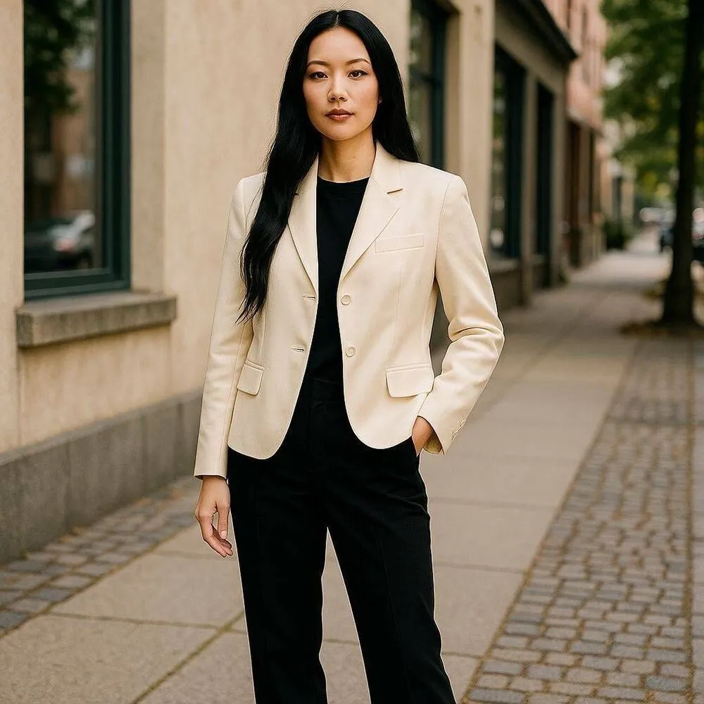 Pendleton  Two Button Virgin Wool Blazer - Image 2