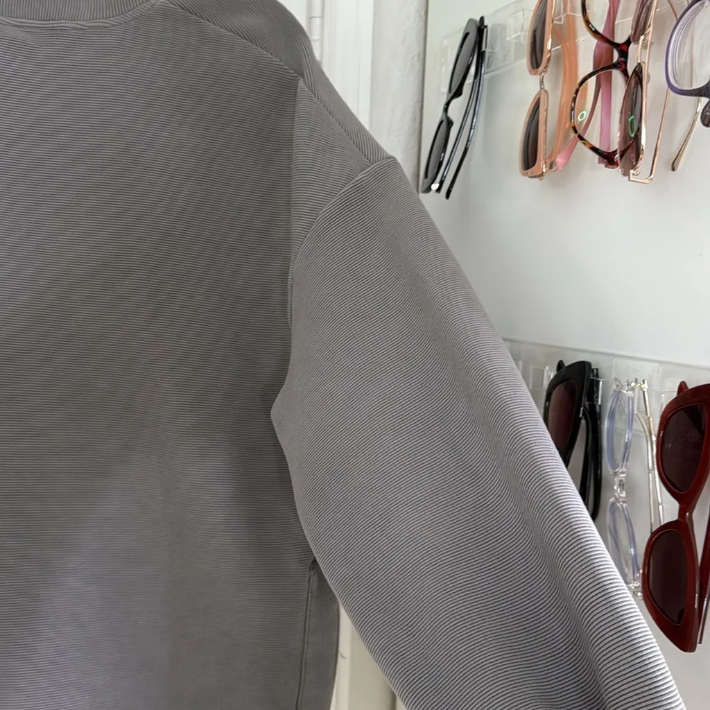 Varley Mae boyfriend sweatshirt in Ottoman - Image 11