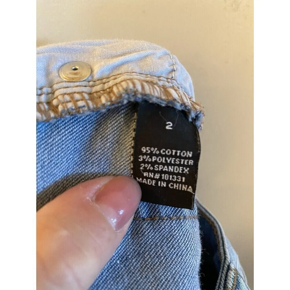 COPY - Refuge Destressed Denim Raw Hem Jeans Sz.2 - Image 11