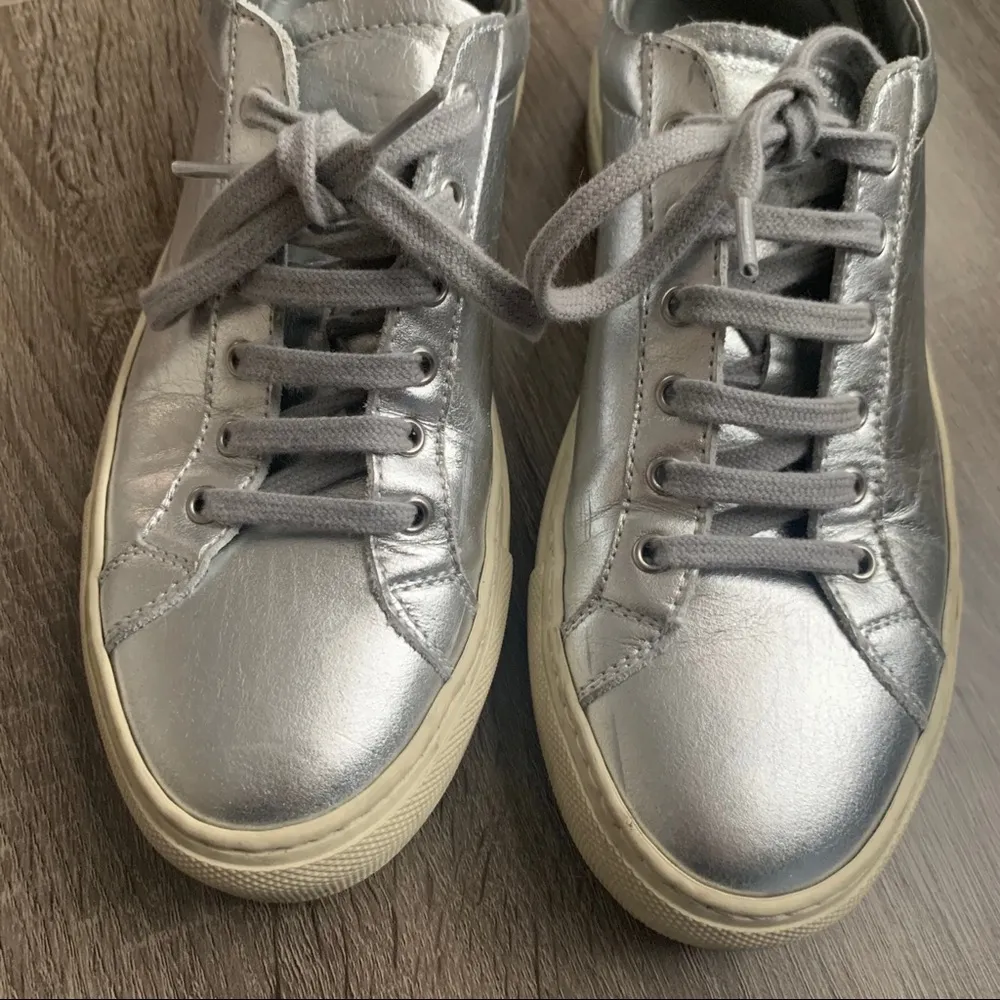 Common Projects | Achilles Silver Metallic Sneaker Size undefined - Image 11