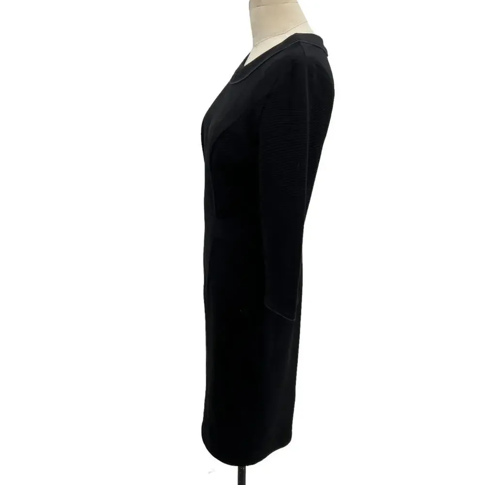 Boden Mia Ottoman Dress in Black Sheath Zip Back Size‎ US 8R Size 8 - Image 5