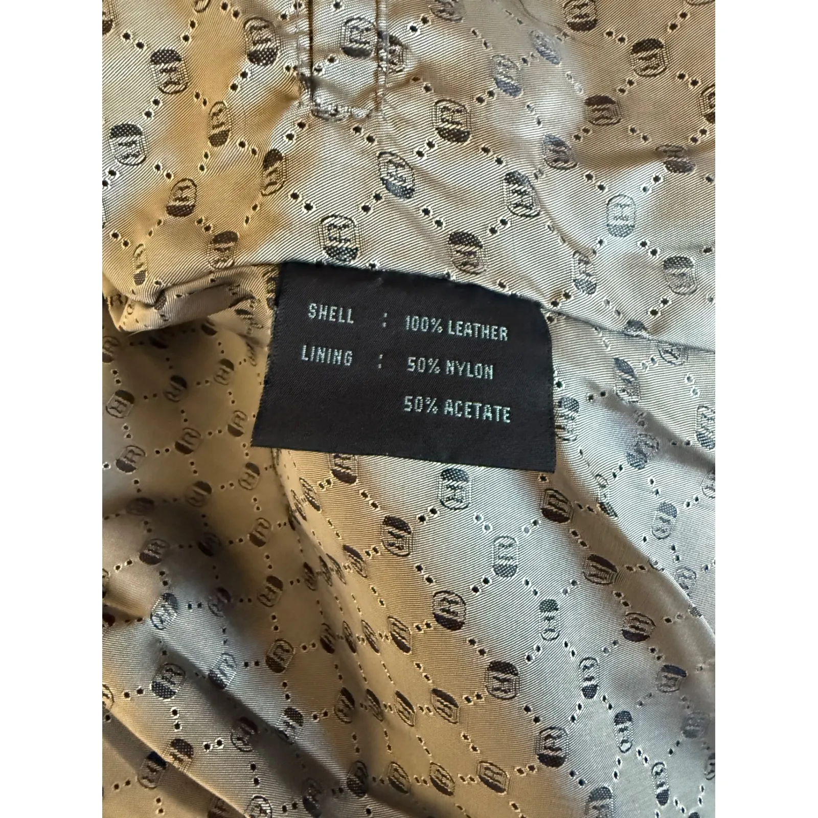 Reaction Kenneth Cole  Leather Jacket Women's Collared‎ Full Zip Black Small - Image 3