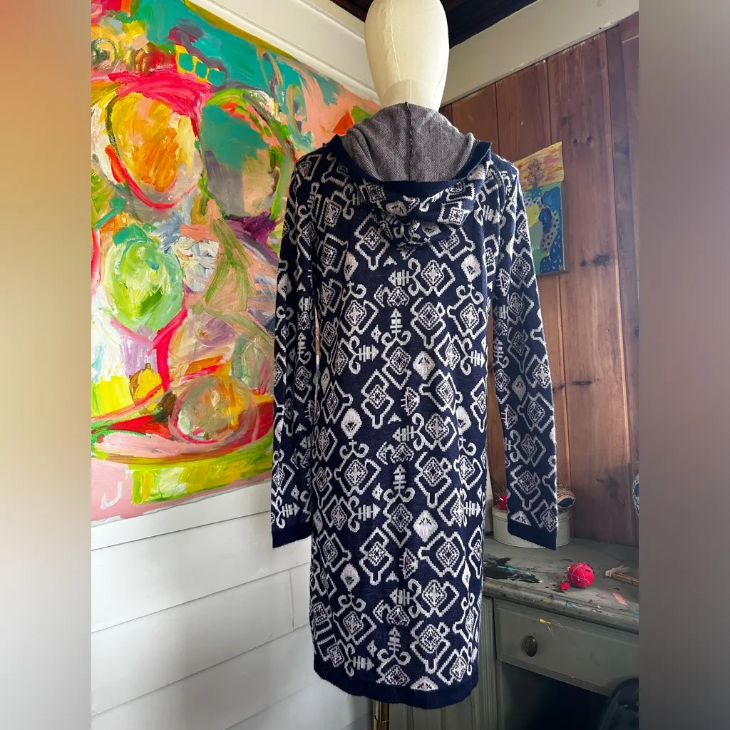 ⭐️ Cotton Emporium Long Sleeve Open Front Hooded Cardigan - Image 3