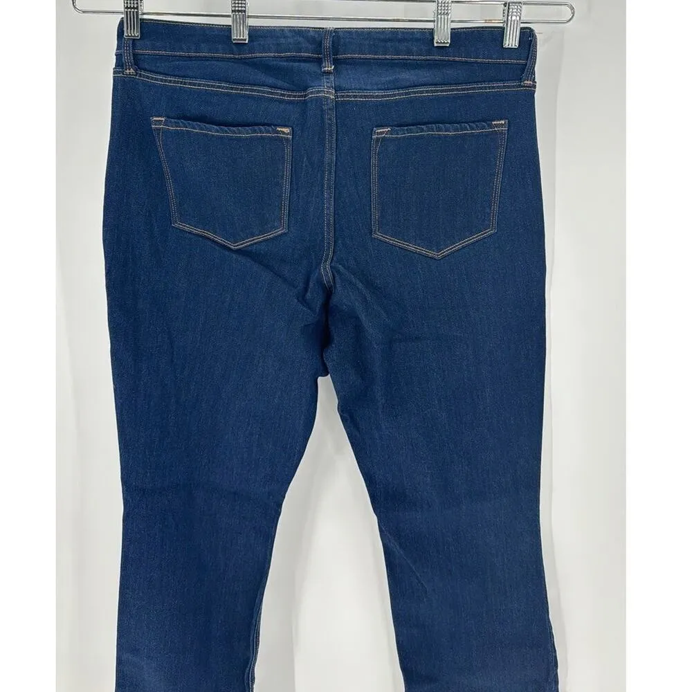 Old Navy mid rise bootcut dark wash casual business closet staple 16 Tall - Image 5