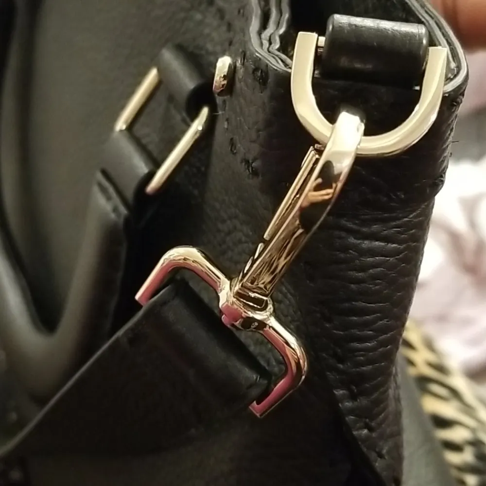 💕TED BAKER💕 Padded Handle Leather Tote Bag Black NWT - Image 15