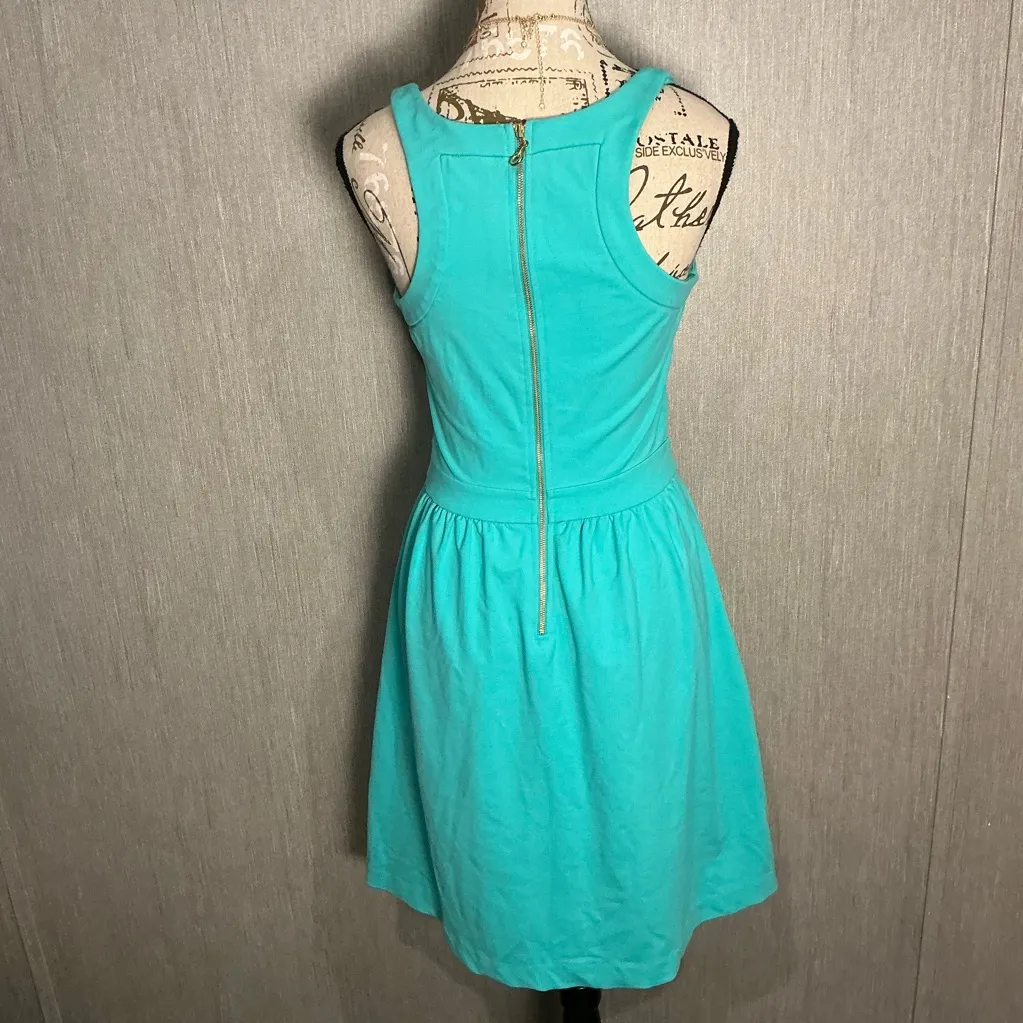 Cynthia Rowley Aqua Mini Dress Size Small - Image 4