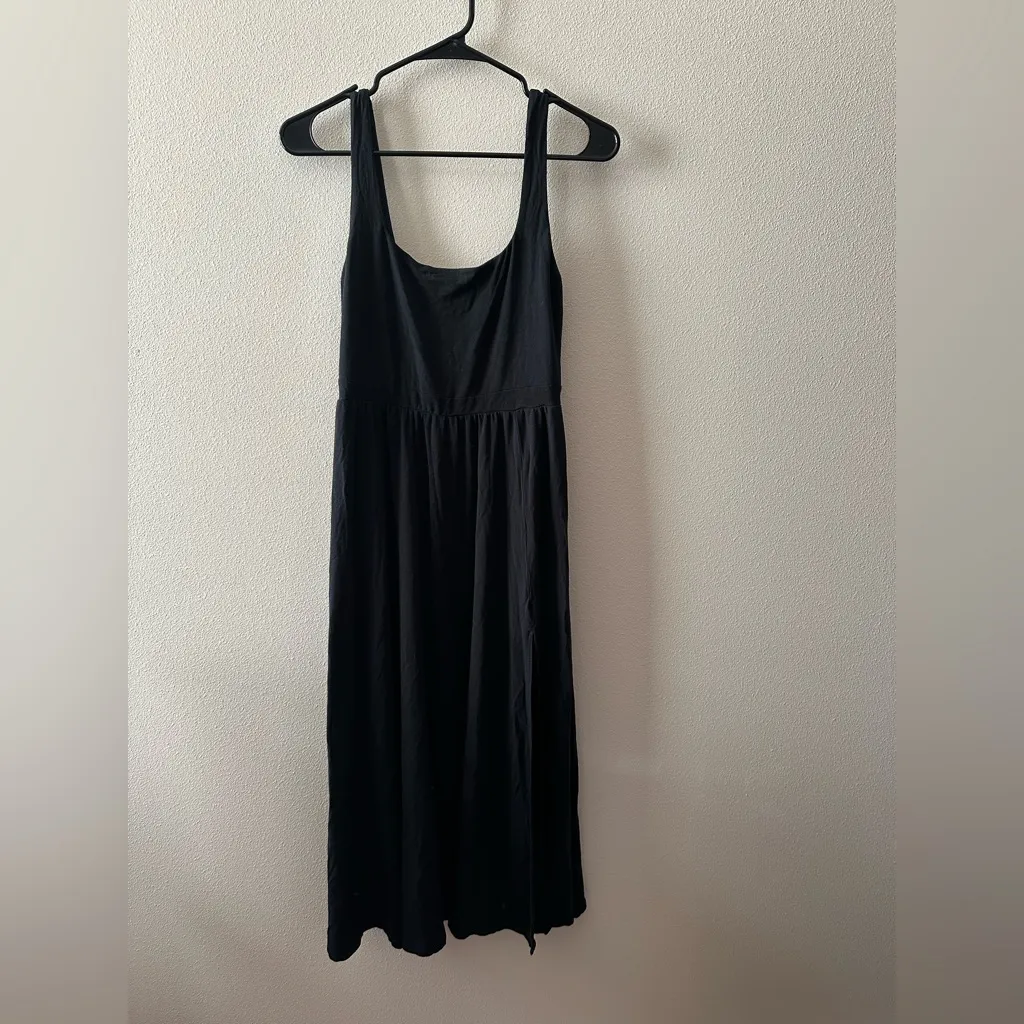 Aritzia Wilfred market slit dress black size medium article 82709 classic casual - Image 3