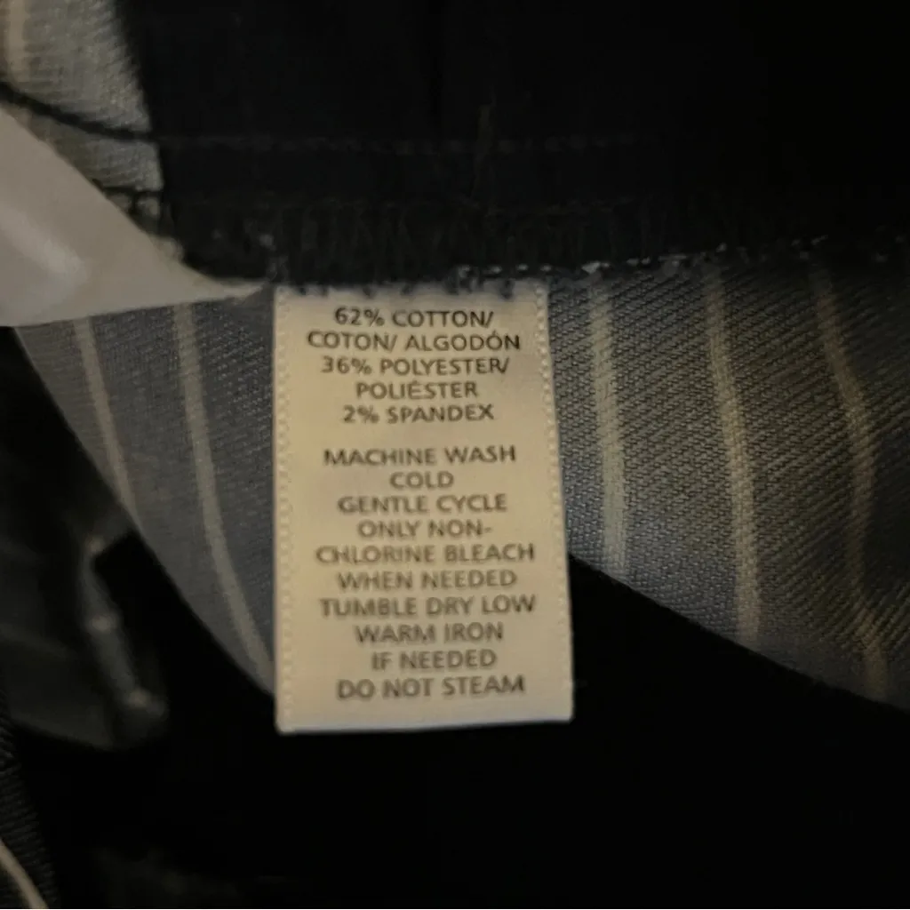 The Riviera Pant Black White Striped Slim Fit Ankle Pants Size 6 - Image 9