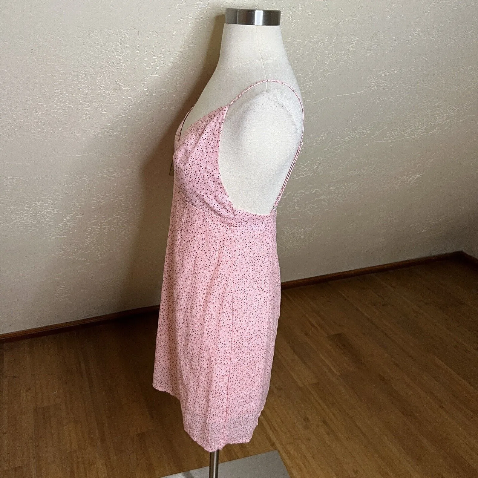 3/$30 Princess Polly Mini Dress Womens US 4 Pink Dainty Floral Print A Line - Image 7