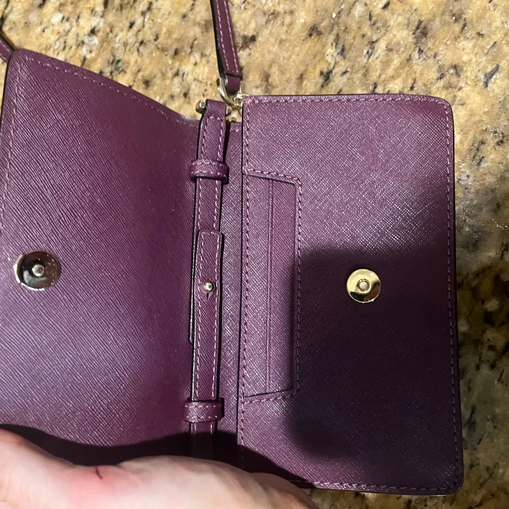 Kate Spade Plum Crossbody Bag - Image 8