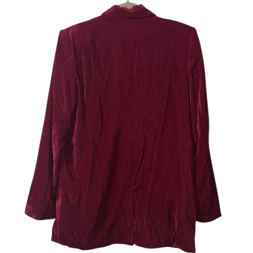 Endless Rose  Pink Velvet Blazer(Size Medium) - Image 3