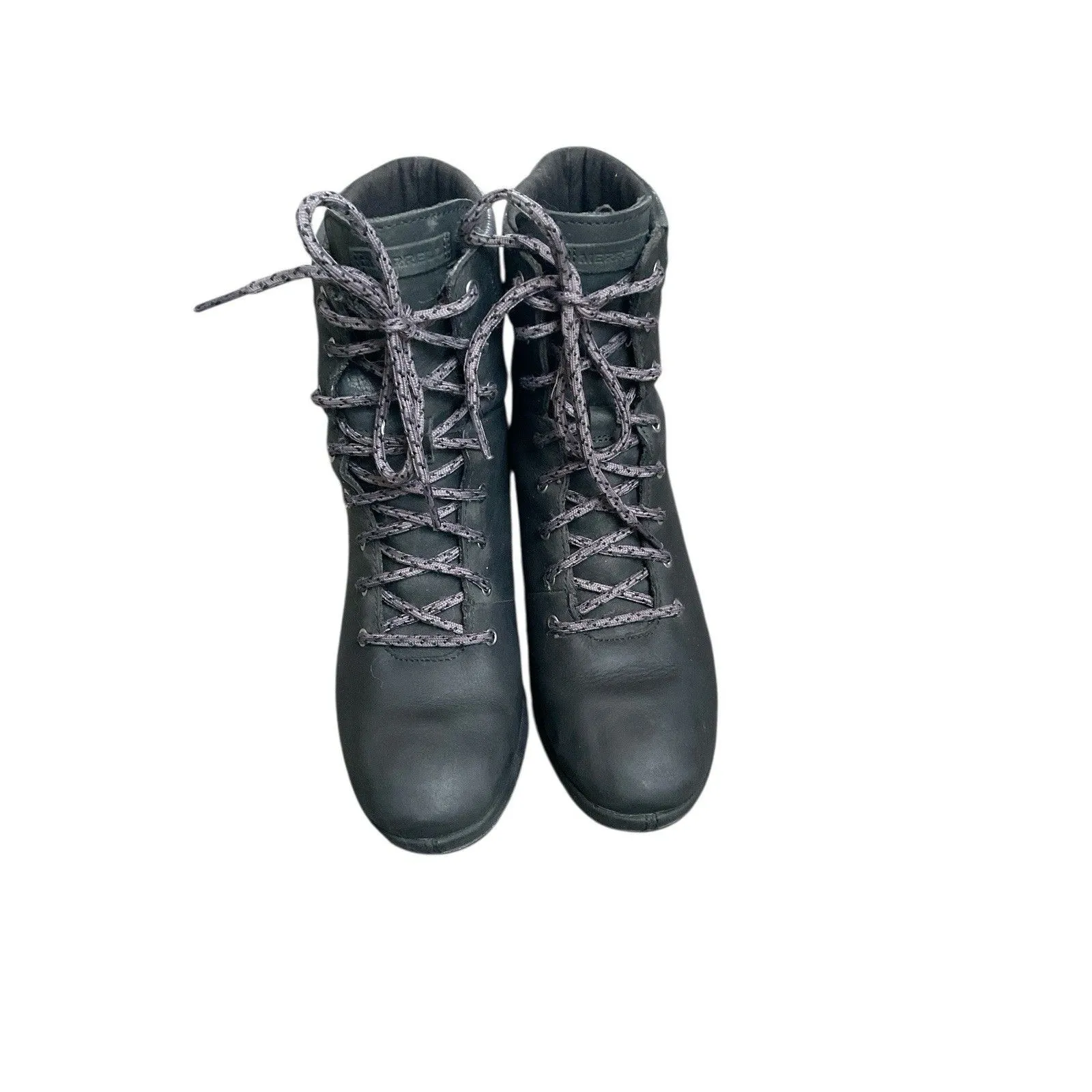 Merrell Women's Tremblant Black Wedge Lace Up Waterproof Bootie boots Size 8 - Image 5