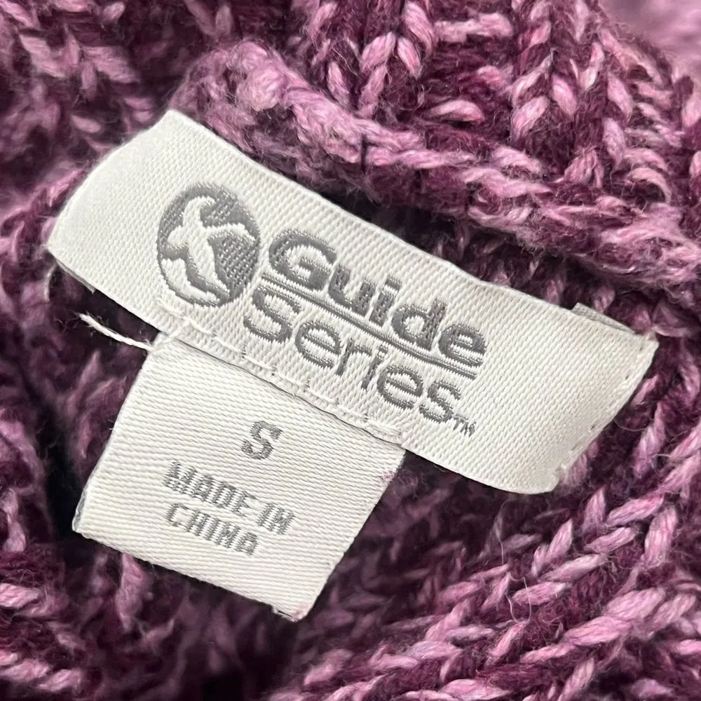 Guide Series by Gander Mountain Purple Knit Turtleneck Women’s Small - Image 3