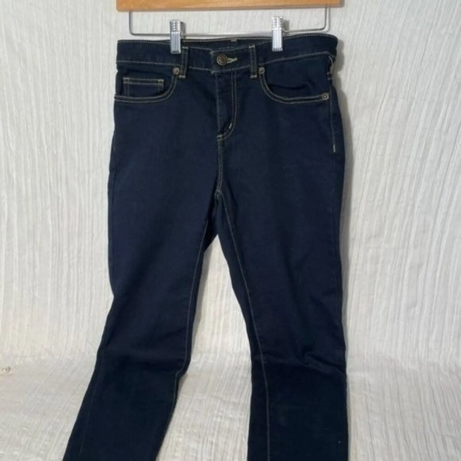Michael Kors Womens Jeans Stretch Skinny Izzy Dark Wash Size 4 - Image 3