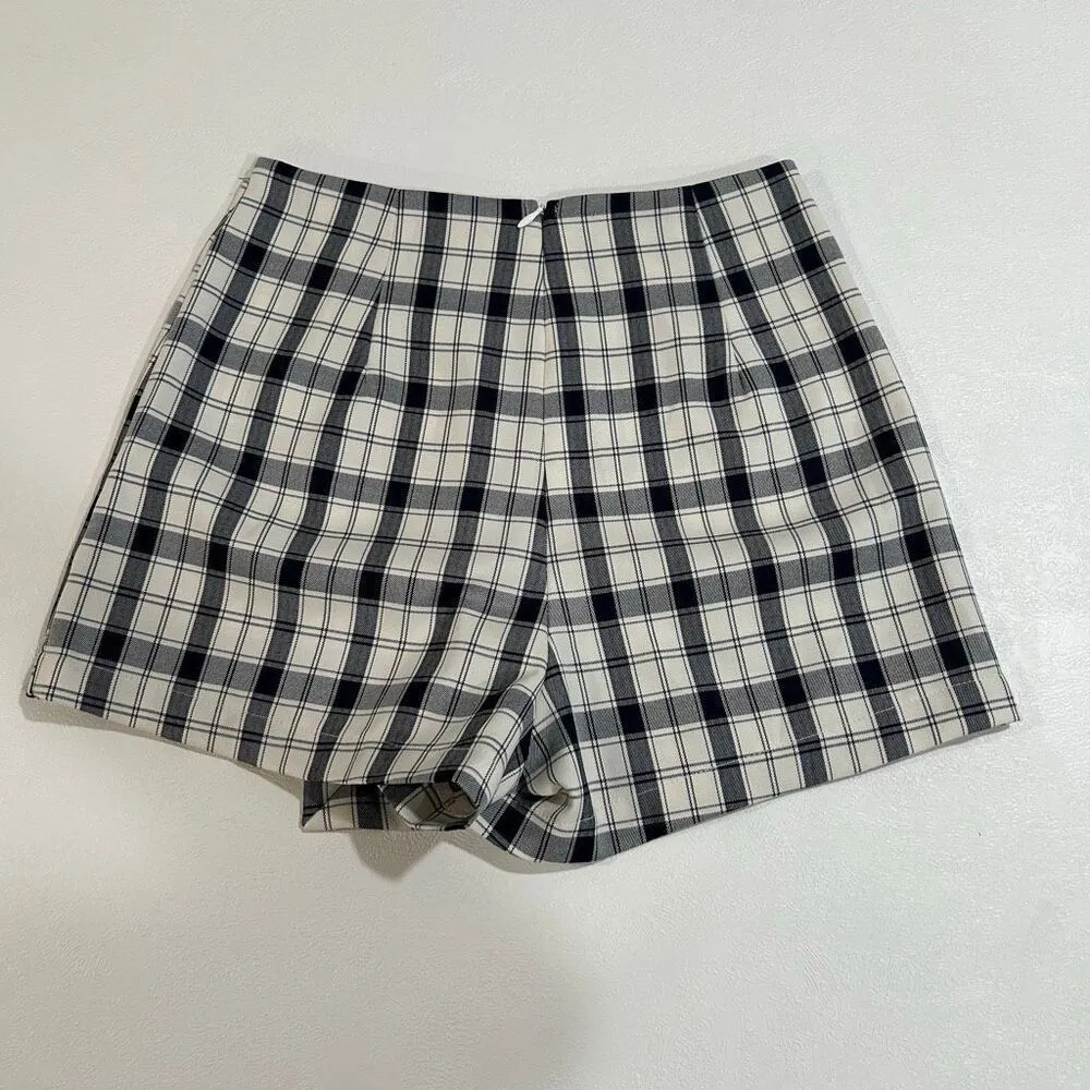 Princess Polly Plaid Mini Skort US 2 AU 6 Preppy Academia Schoolgirl Aesthetic - Image 2
