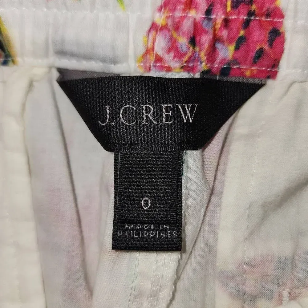 J Crew Womens Seaside Ratti Painted Pineapple Jogger Pants‎ 0 - Image 4