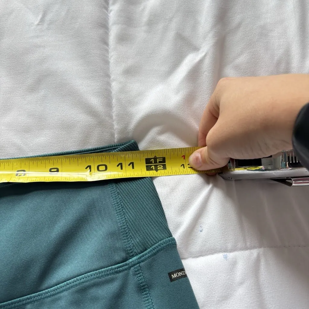 Mondetta Womens XS Leggings Green Yoga Workout Activewear Gym - Image 3