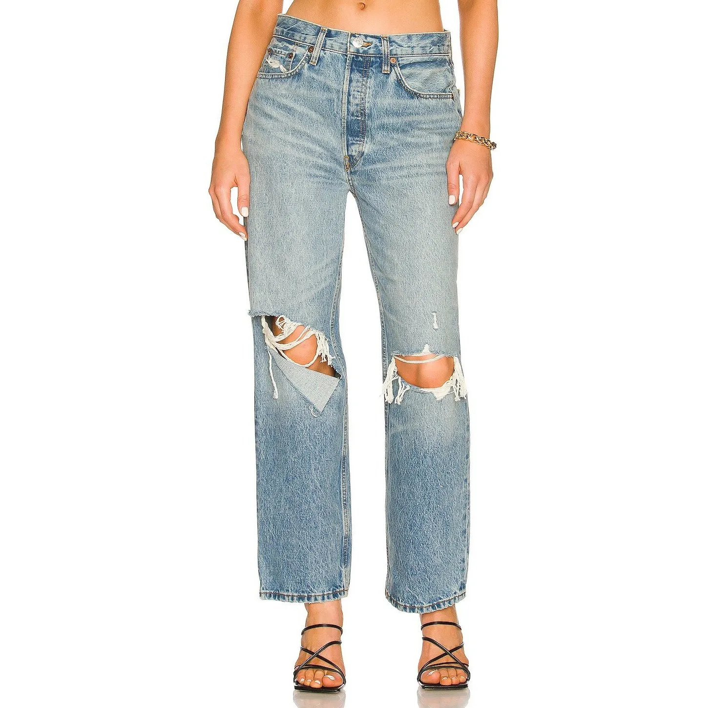 RE/DONE‎ Originals 90's Crop Low Slung Jeans Size 26 - Image 2