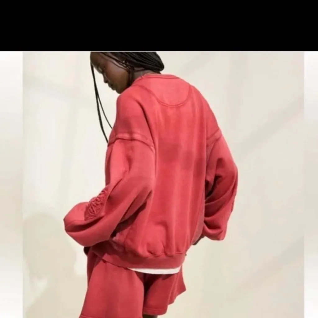 Aerie Dusty Red Knit Top - Image 3