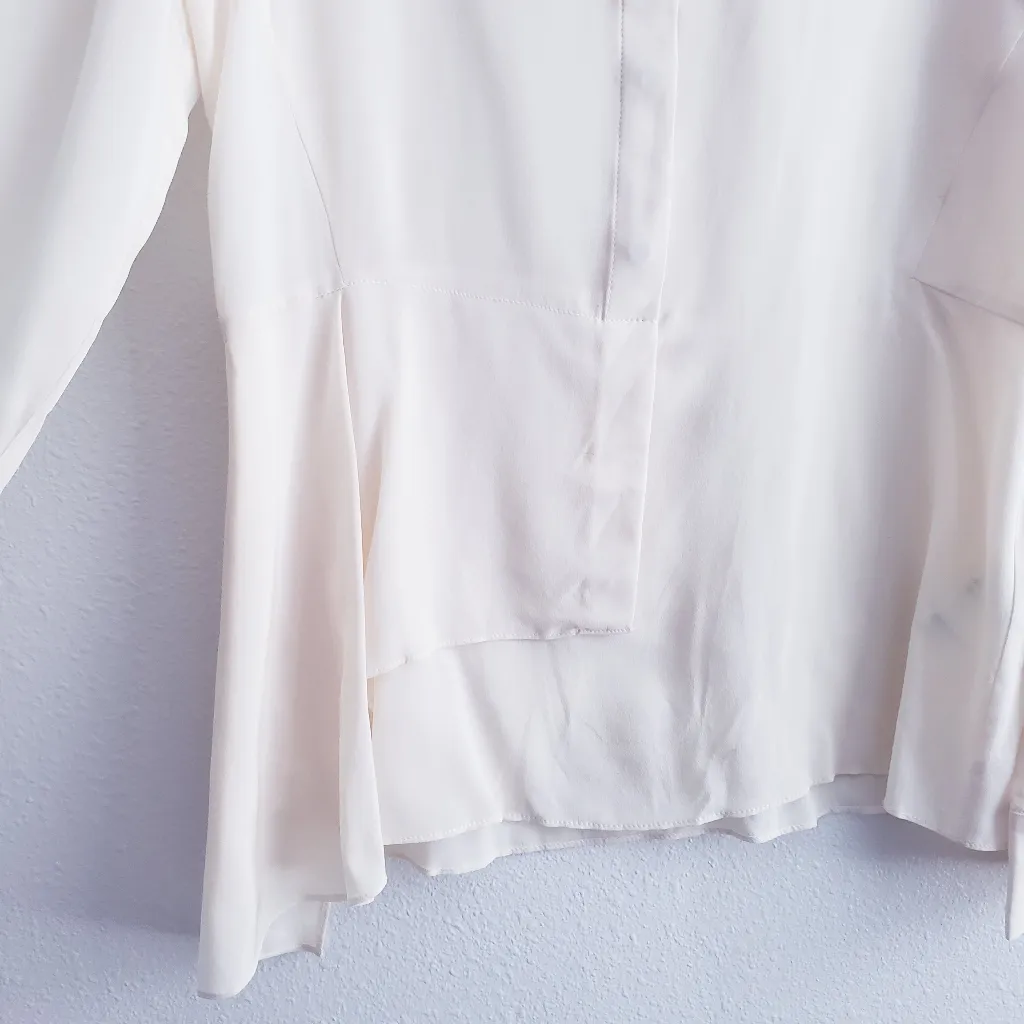 3.1 Phillip Lam Button Down Long Sleeve Blouse - Image 4