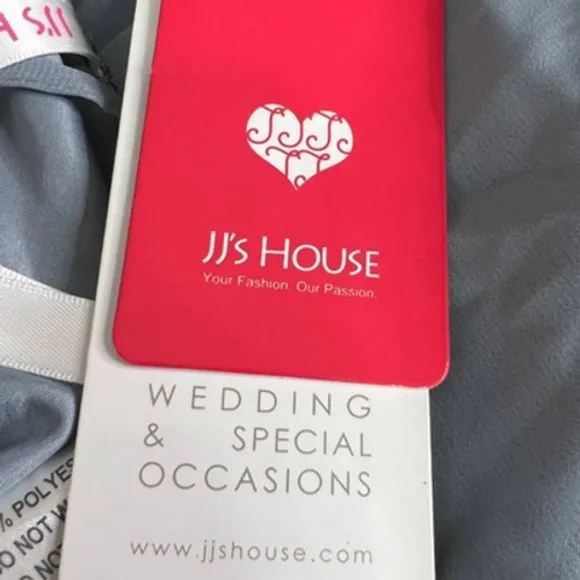 JJs House A-Line V-neck Knee-Length Chiffon Lace Bridesmaid Dress Size 8 NWT‎ - Image 7