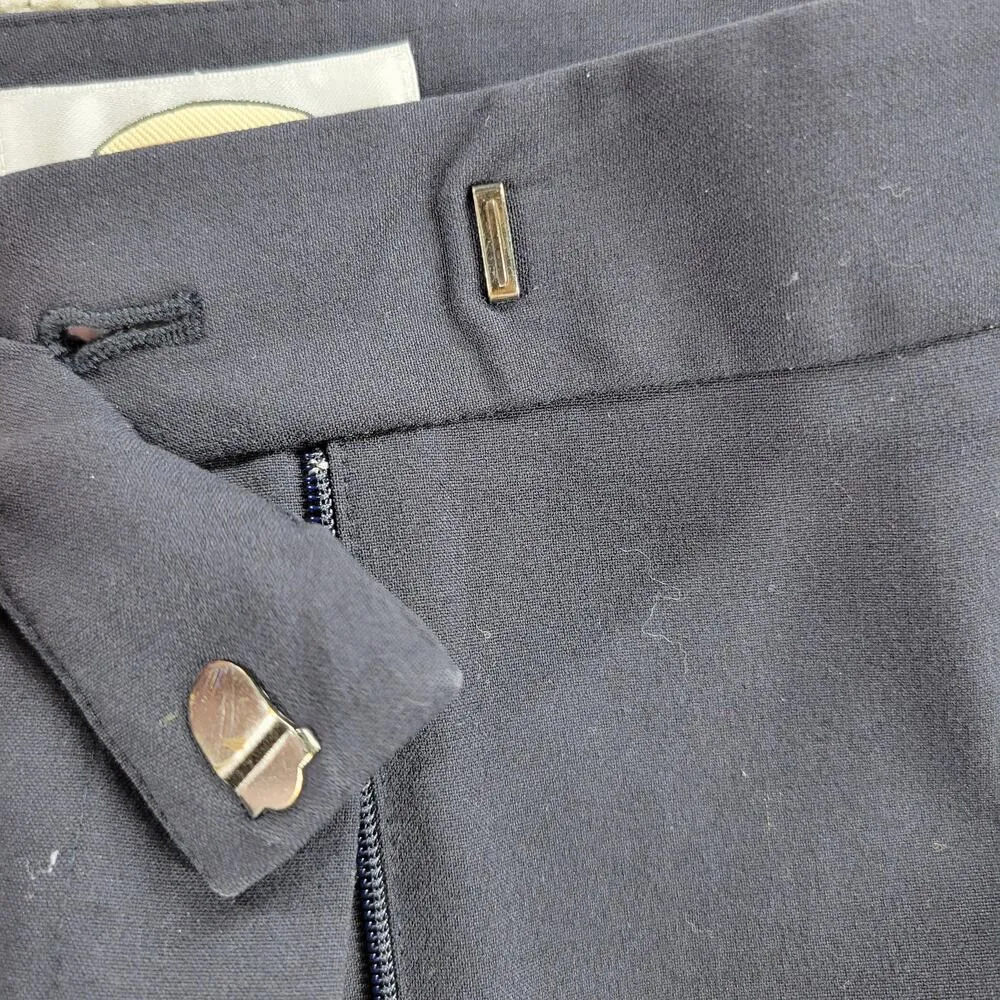 Talbots Womens Dress Pants 12 Black Tapered Stretch Career Business Office - Image 6