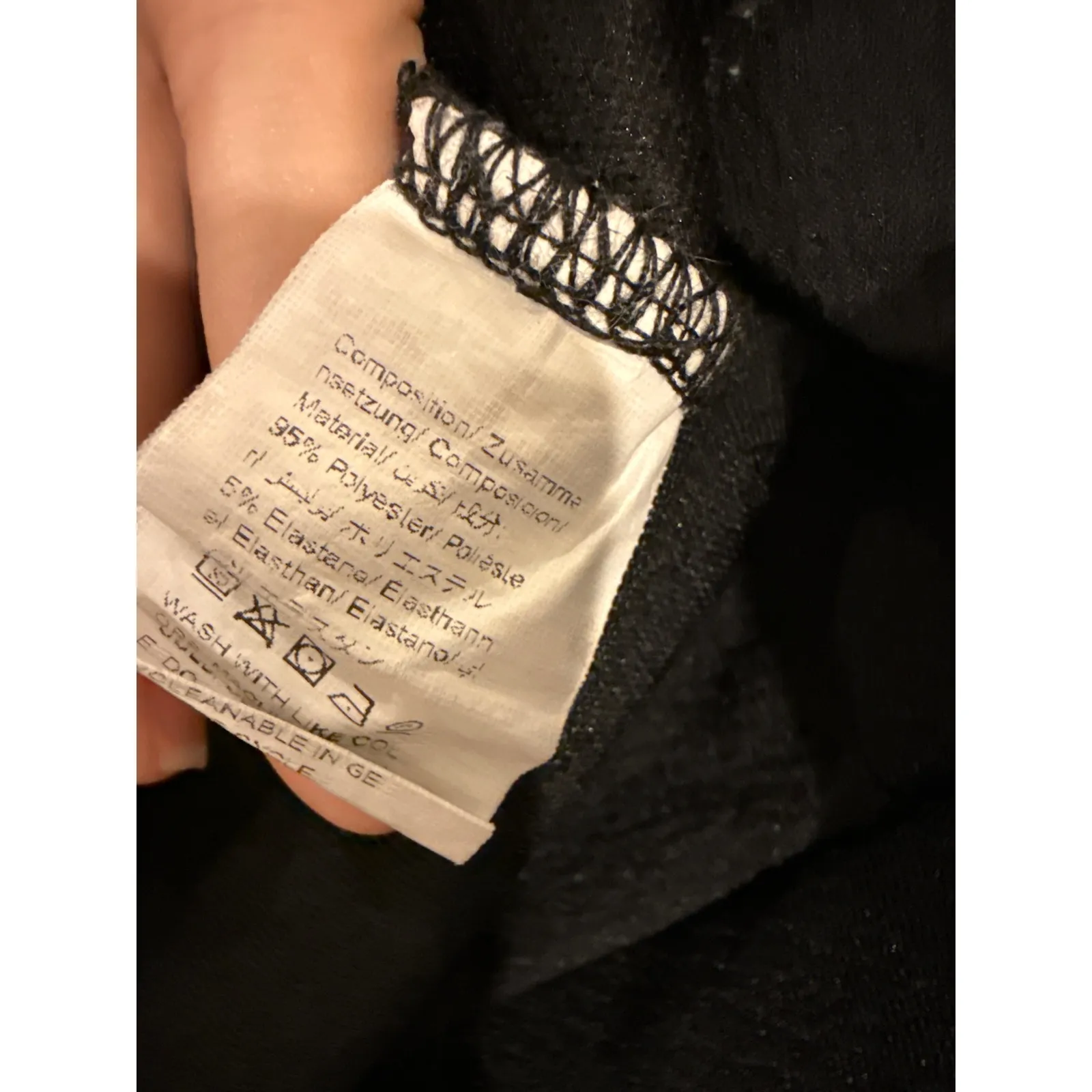 ✅3-for-$12✅ Shein Curve Black‎ Dress Pants Elastic Waist Pockets 1XL - Image 5