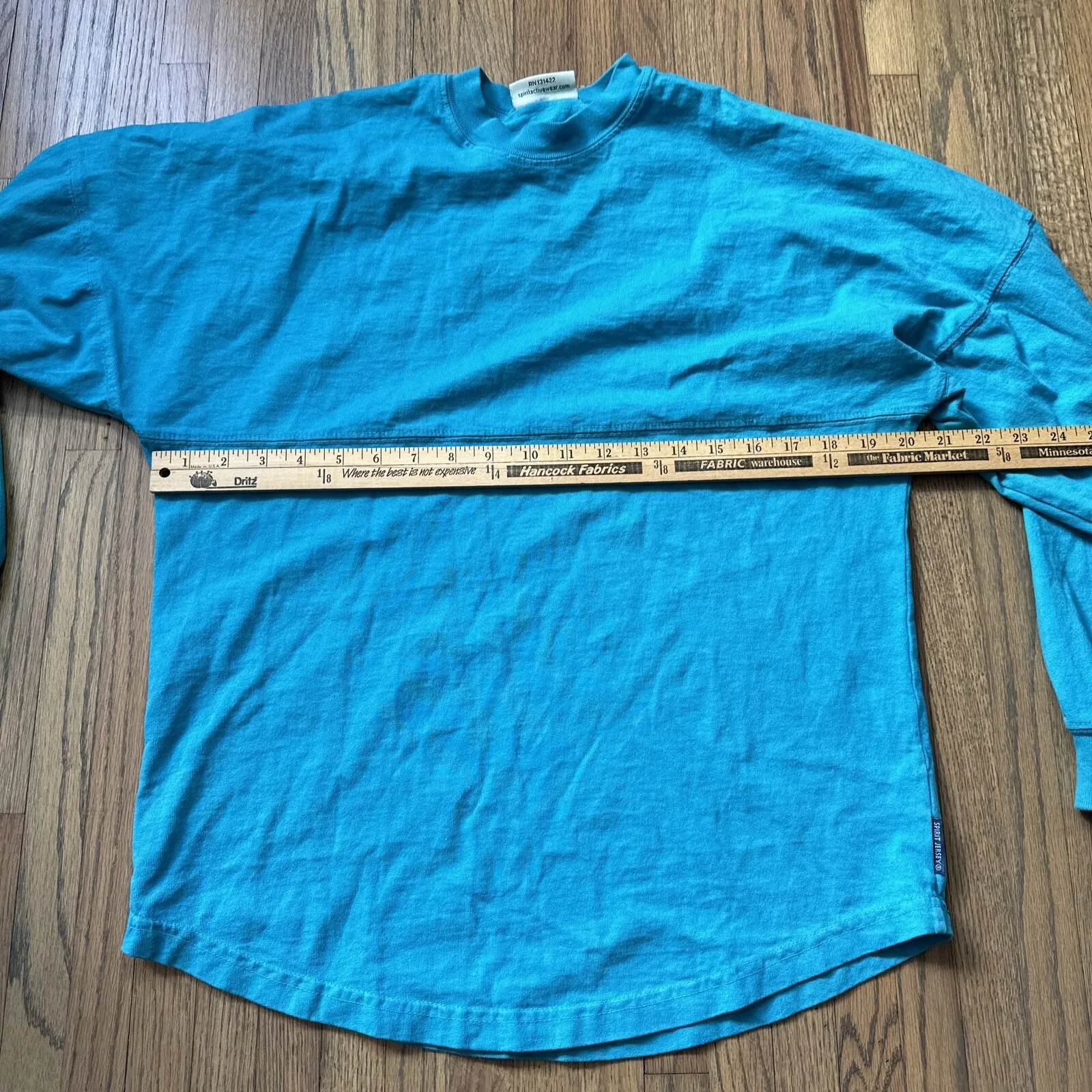 Spirit Jersey Women's SZ XS Blue Long Sleeve Swimming Team Sports Coverup Shirt - Image 12