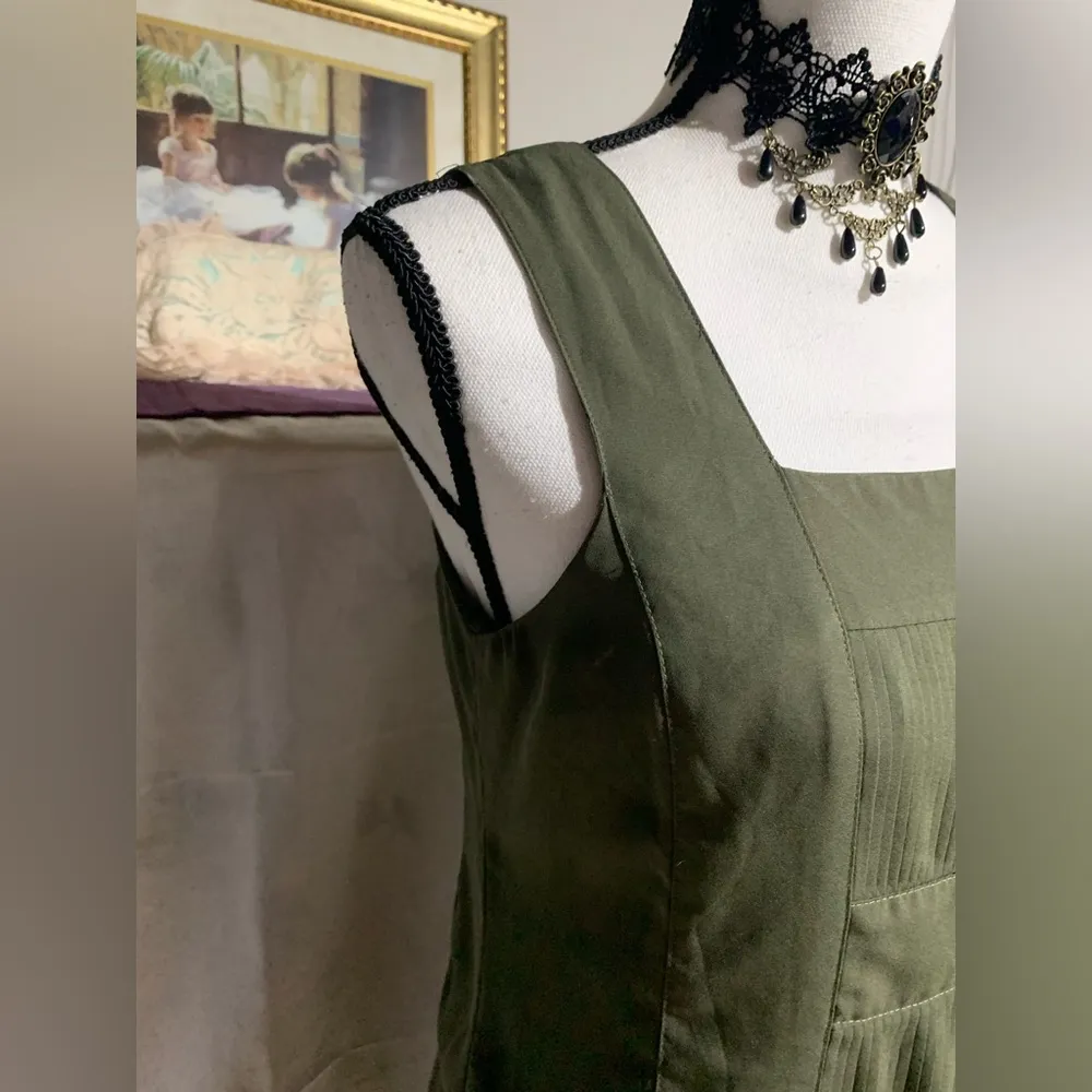 L’Amour Army Green Dress - Image 5