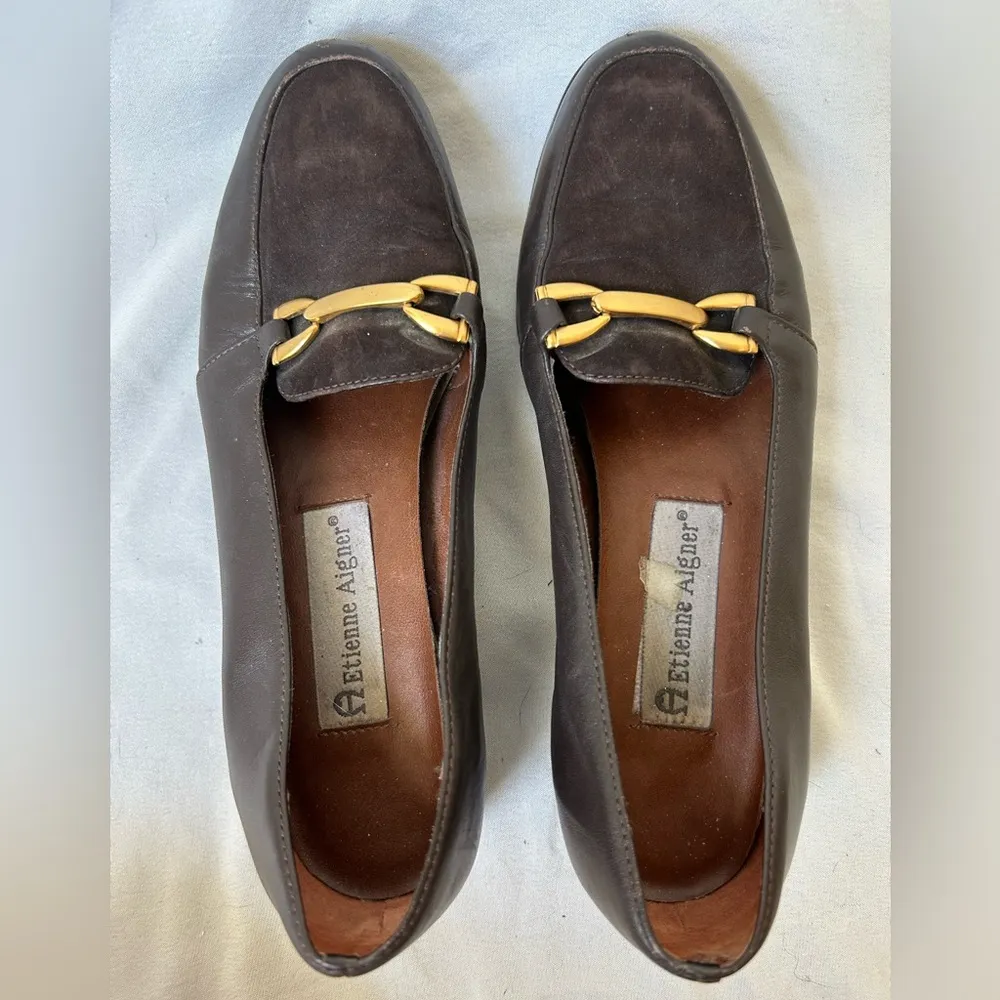 Size 5‎ 1/2 Etienne Aigner loafers - Image 2