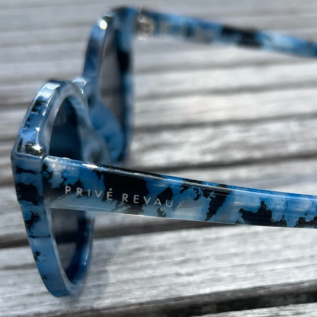 Prive Revaux polarized Chic Blue marbled Sunglasses - Image 3