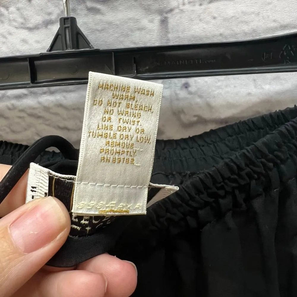 VTG Victorias Secret Collection 2pc Set Sheer Pants Red Floral Size M Tunic - Image 9