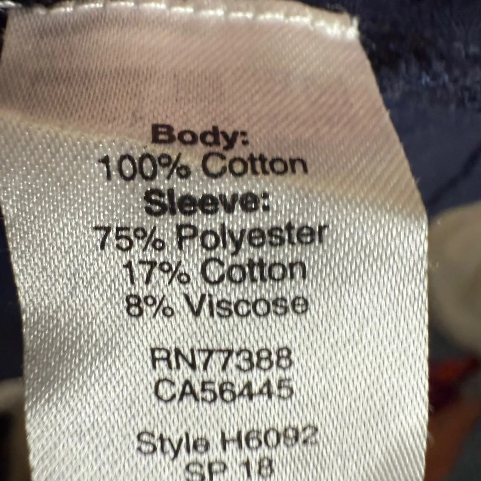 J. Crew Printed Navy Blue Dress Gingham Ruffle Bell Sleeve Cotton Career‎ M - Image 5