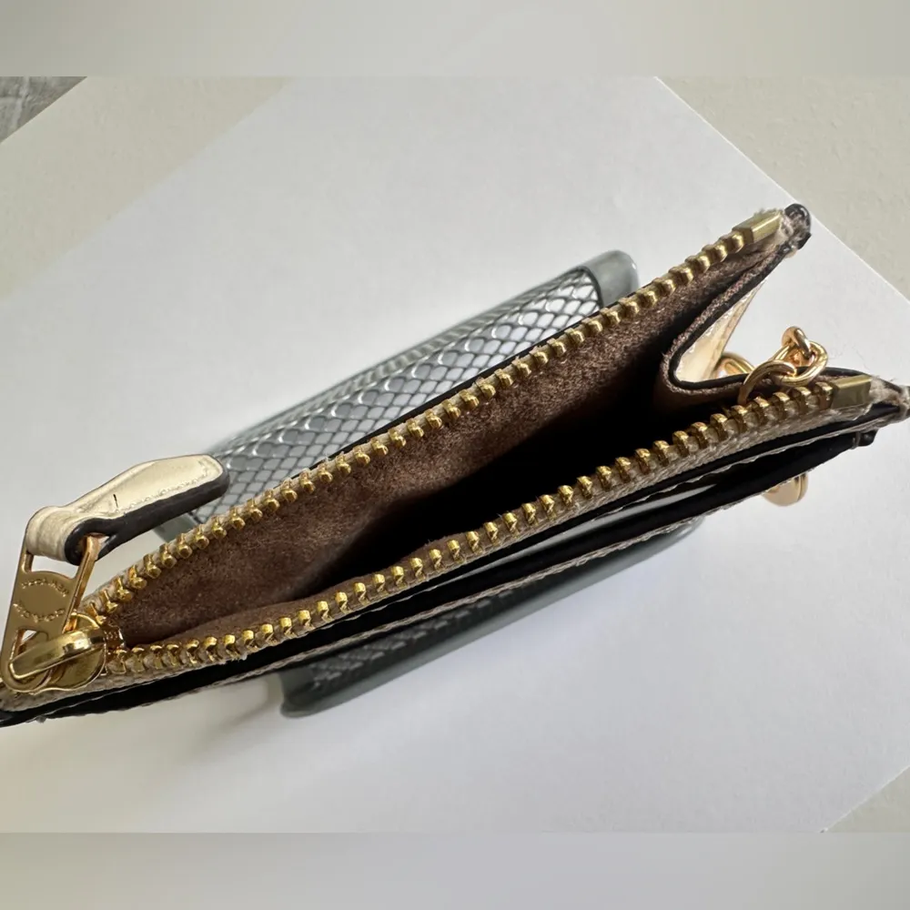 Mini Skinny Id Case In Signature Canvas With Nostalgic Ditsy Print NWT - Image 3