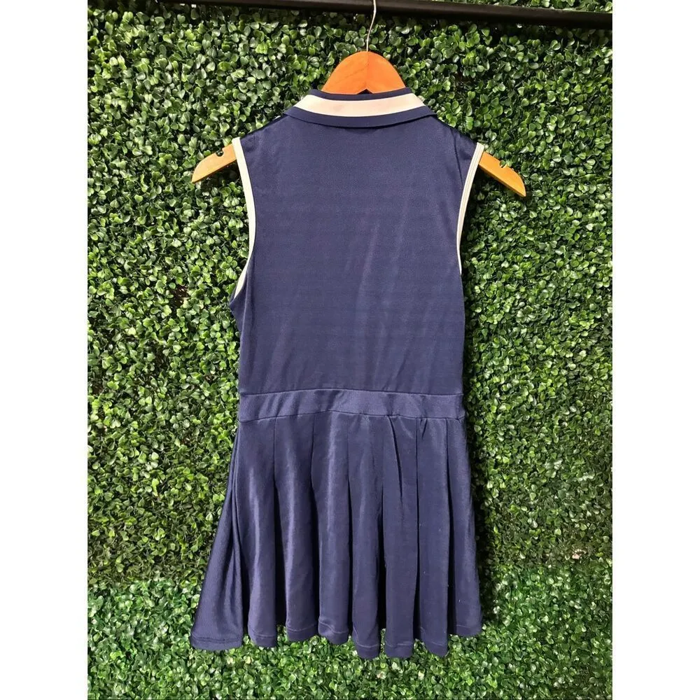 WeWoreWhat NAVY BLUE White Tennis Dress - Size Small TENNIS CLUB NEW YORK - Image 6