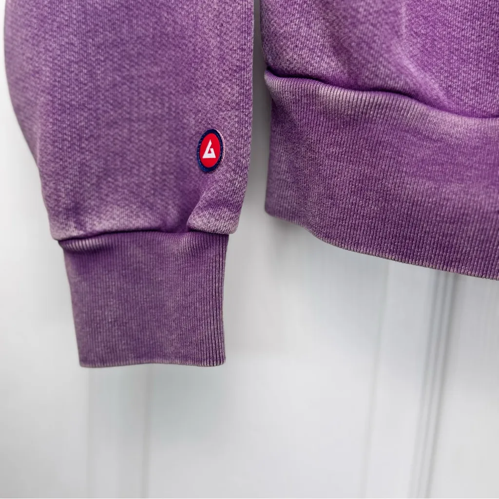 NEW American Giant The New Vintage Pullover Hoodie Sweatshirt Men’s Women’s XS Purple - Image 14