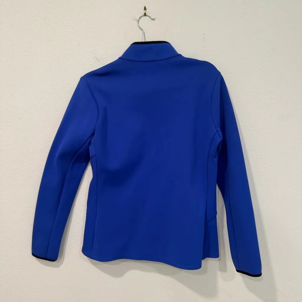 RLX Ralph Lauren Neoprene Scuba Cobalt Blue Sporty Full Zip Jacket L Size L - Image 7