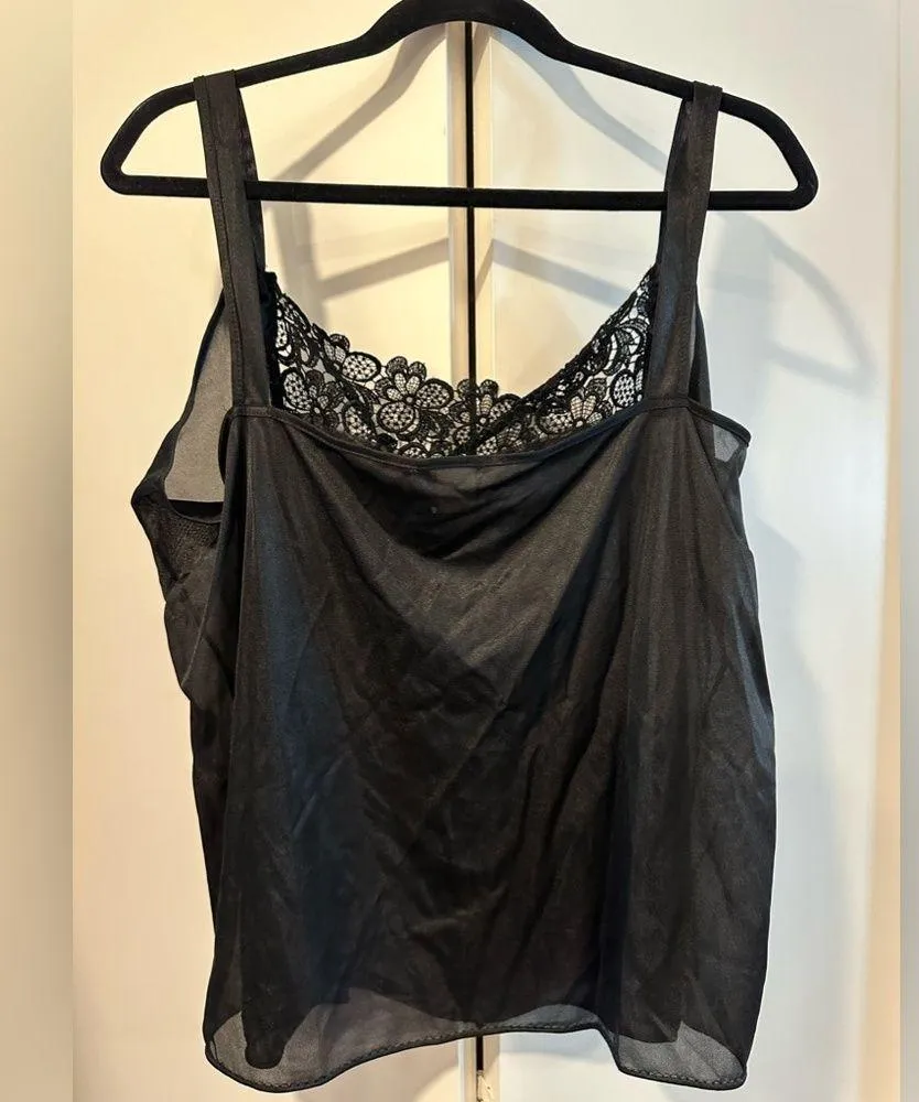 Vintage Black Lace Camisole Runs as 1x - Image 6