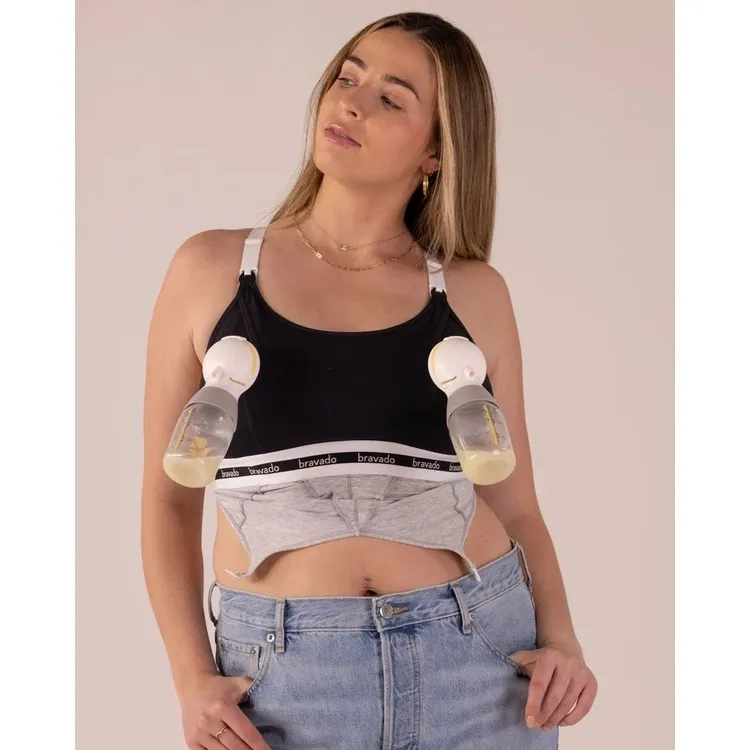 Bravado Clip and Pump nursing accessory BLK sz Med - Image 4