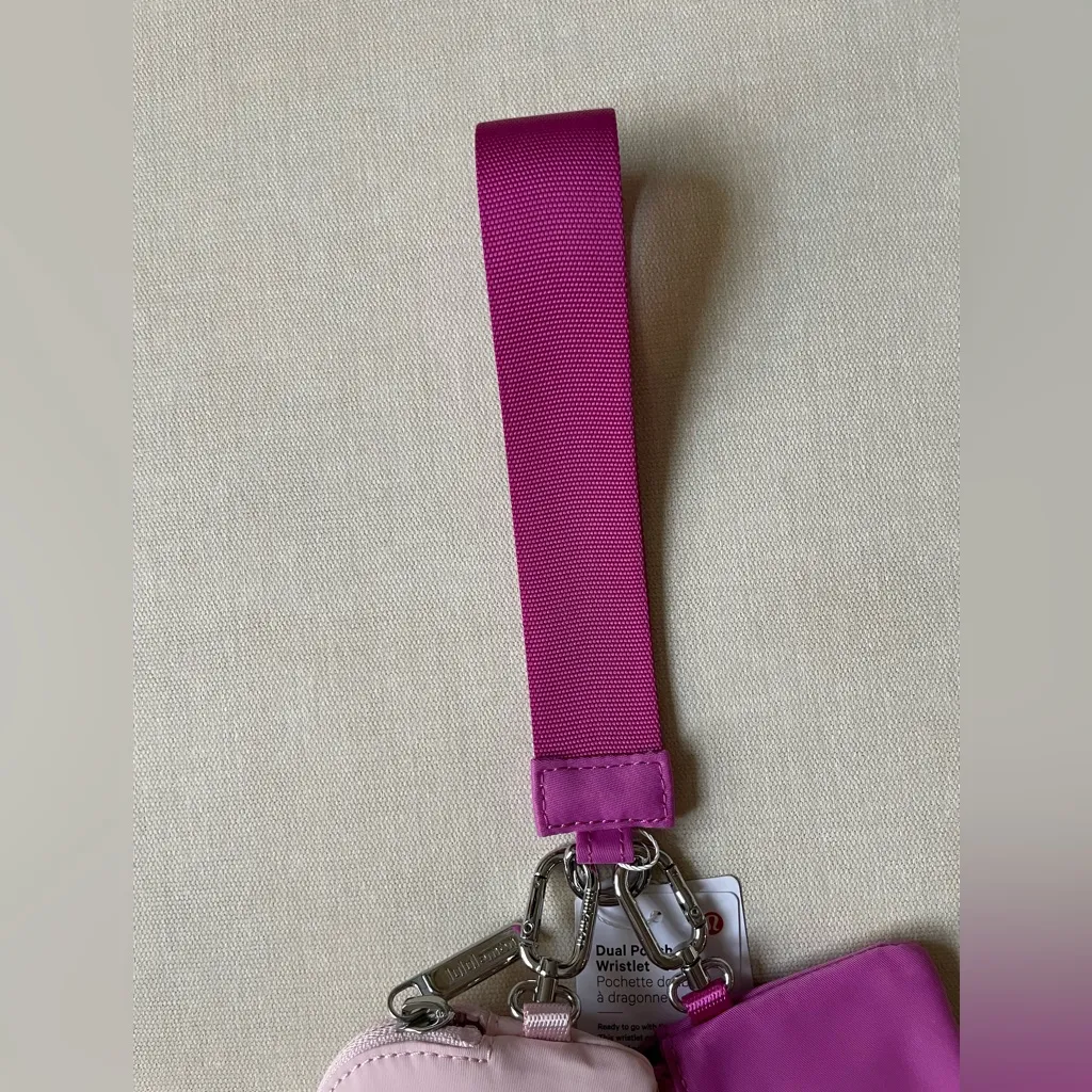 Lululemon Dual Pouch Wristlet - Pow Pink Tone/Flush Pink - Image 11